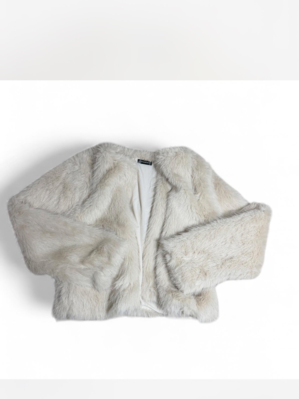 Ivory Faux Fur Jacket